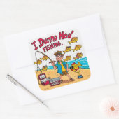 Reel Fun met Ned Vierkante Sticker (Envelop)