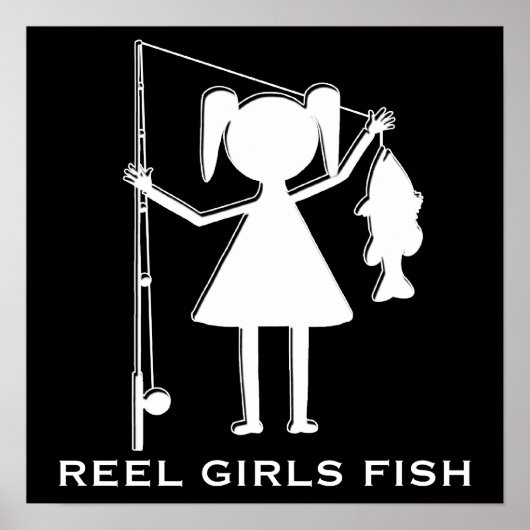 REEL GIRLS POISSON - POSTER (Devant)