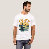 Reel Great Dad Gevist T-shirt (Voorkant volledig)