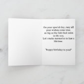 Reel in the Fun, Happy Birthday Kaart (Binnen)