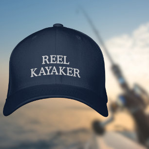 REEL KAYAKER voor Kayak Vissen en Vissers  Geborduurde Pet