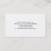 Reel Mower Visitekaartje (Achterkant)