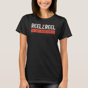 Reel om tape te draaien t-shirt