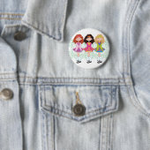 Reel Princesses Ronde Button 5,7 Cm (In situ)
