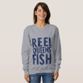 Reel Queens Fish – Women’s Sweatshirt (Devant entier)