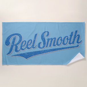 Reel Smooth Visser Retro Kustblauw Vissen Strandlaken