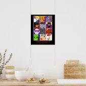 Reel Toons: Collage afdrukken karakter Poster (Keuken)