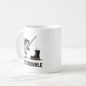 Reel Trouble Mug – Funny Fishing Gift for Anglers  (Devant gauche)