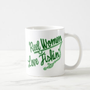 Reel Women Love Vist vrouwen buitenshuis Koffiemok