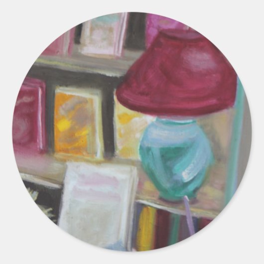 REELBOOKS: FONTAINEBLEAU FRANKRIJK RONDE STICKER (Voorkant)