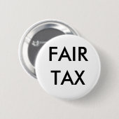 REËLE BELASTING RONDE BUTTON 5,7 CM (Voorkant /achterkant)