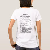 Reële huisvrouwen van de hoogste t-shirt (Achterkant)