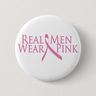reële mannen draag roze 2009 ronde button 5,7 cm