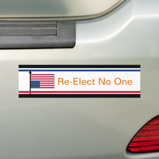 Réélectionner Aucun Sticker De Bumper (En voiture)