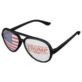 réélire les lunettes de soleil Trump 2020 (Angle)
