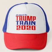 Réélisez l'atout 2020 - casquette de train d'atout (Devant)