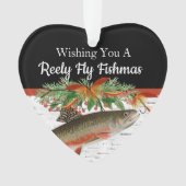 Reely Fly Fishmas Pêche coeur de Noël (devant)