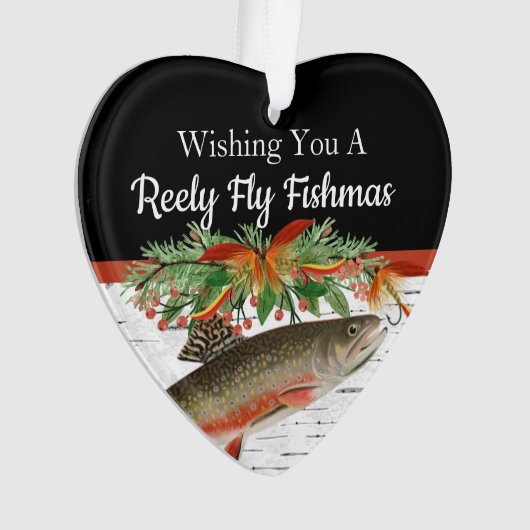 Reely Fly Fishmas Pêche coeur de Noël (devant)