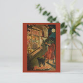 Réémettre une carte postale de sorcière victorienn (Debout devant)
