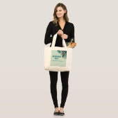 REENCOUVREZ-MOI PLUS TARD, Sac BUR'DEN en toile fl (Devant (modèle))