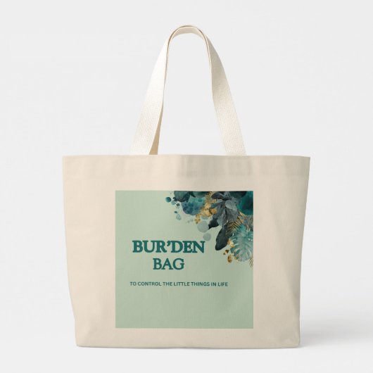 REENCOUVREZ-MOI PLUS TARD, Sac BUR'DEN en toile fl (Dos)