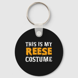 Reese Halloween gepersonaliseerde kostuum grappig Sleutelhanger