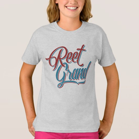 Reet Grand Yorkshire Noord-Engels dialect T-shirt (Voorkant)