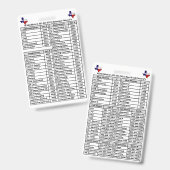 Reeves County RCHD Phone Numbers Badge (Voor- en achterkant)