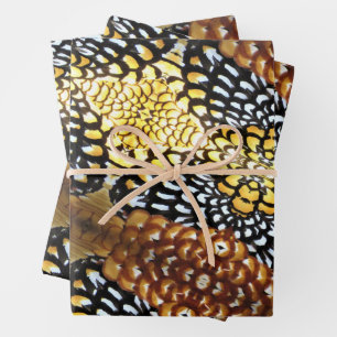 Reeve's Fazant Feathers - Inpakpapier vellen