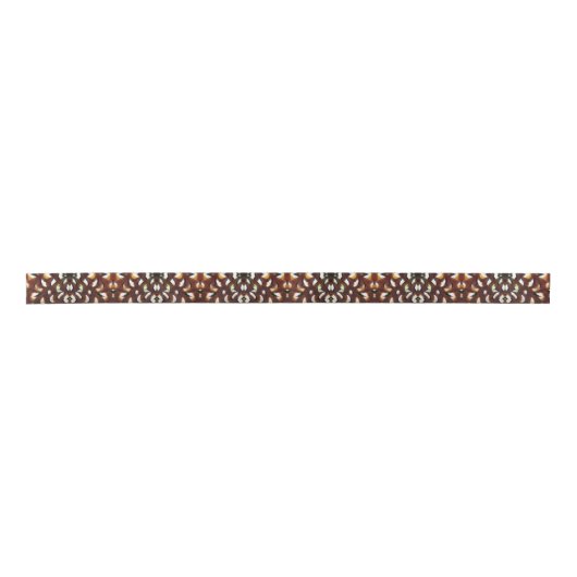 Reeve's Pheasant Brown Feather Design - Lint (Voorkant)