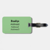 Reeves's fazant bird cartoon illustratie bagagelabel (Achterkant horizontaal)