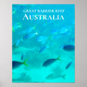 Ref Australië onder water Great Barrier Reef Poster (Voorkant)