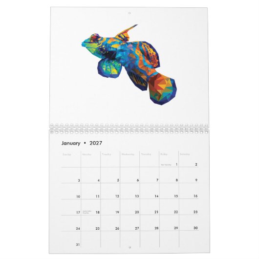Ref. dierkalender 2015 kalender (Jan 2027)
