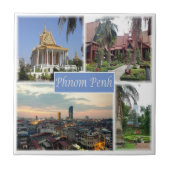 Ref. KH * Cambodja, Phnom Penh Tegeltje (Voorkant)
