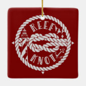 Ref. niet-zeilafbeelding keramisch ornament (Achterkant)