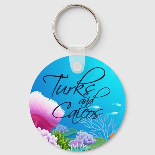 Ref van Turks en Caicos Sleutelhanger (Voorkant)
