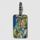 Ref. Vis over Elkhorn Coral T-shirt Bagagelabel (Voorkant (verticaal))