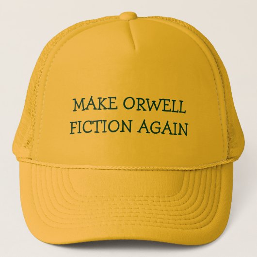 REFAIRE LA FICTION ORWELL Casquette de baseball (Devant)