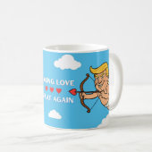 Refaire l'Amour Grande Again – Mug Parodie de Cupi (Devant droit)