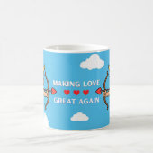 Refaire l'Amour Grande Again – Mug Parodie de Cupi (Centre)