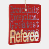 Referee Extraordinaire Keramisch Ornament (Rechts)