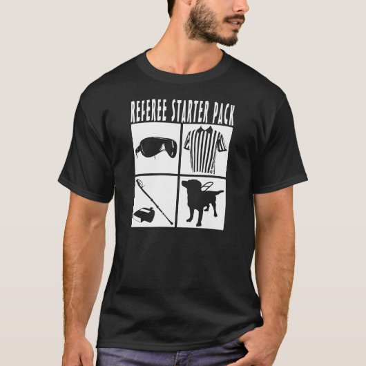 Referee Starter Pack Funny design. T-shirt (Voorkant)