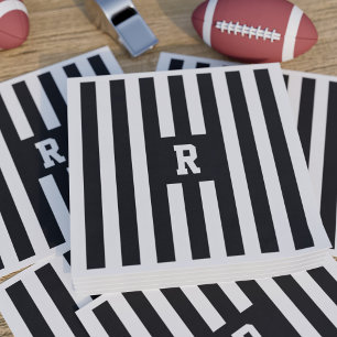 Referee Stripes Sports Football Party Napkins Servetten