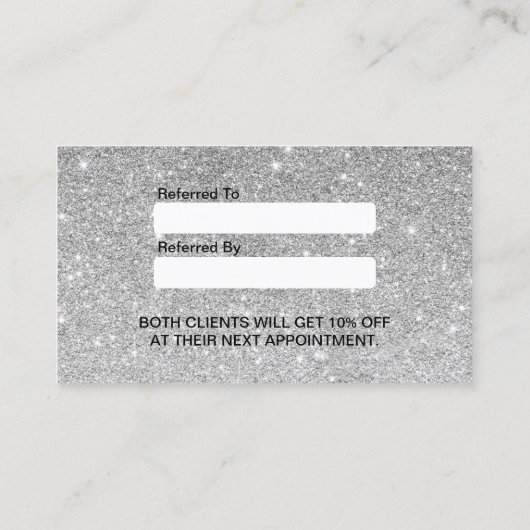 Référence argentée de lèvres de parties (Dos)