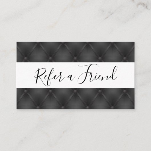 Référence Arrière - plan d'Upholstery noir (Devant)