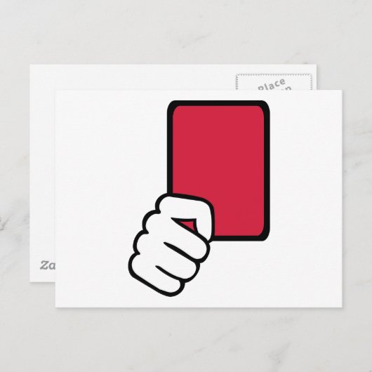 Référence carte rouge (Devant / Derrière)