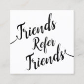 Référence client Calligraphie de script simple (Devant)