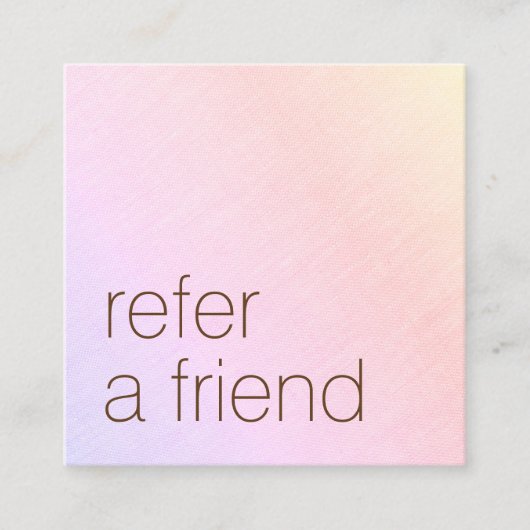 Référence client Rainbow Gradient Beauté (Devant)