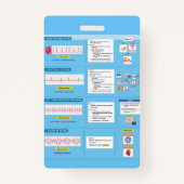 Référence rapide du badge EKG (Dos)