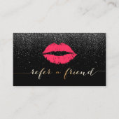 Référence rouge de parties scintillantes de noir (Devant)